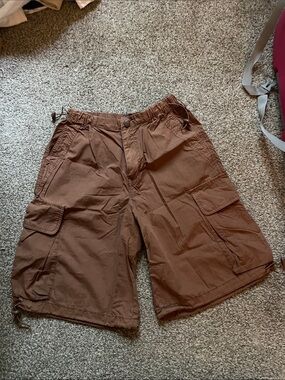 Urban Outfitters Brown Baggy Cargo Shorts Size XS